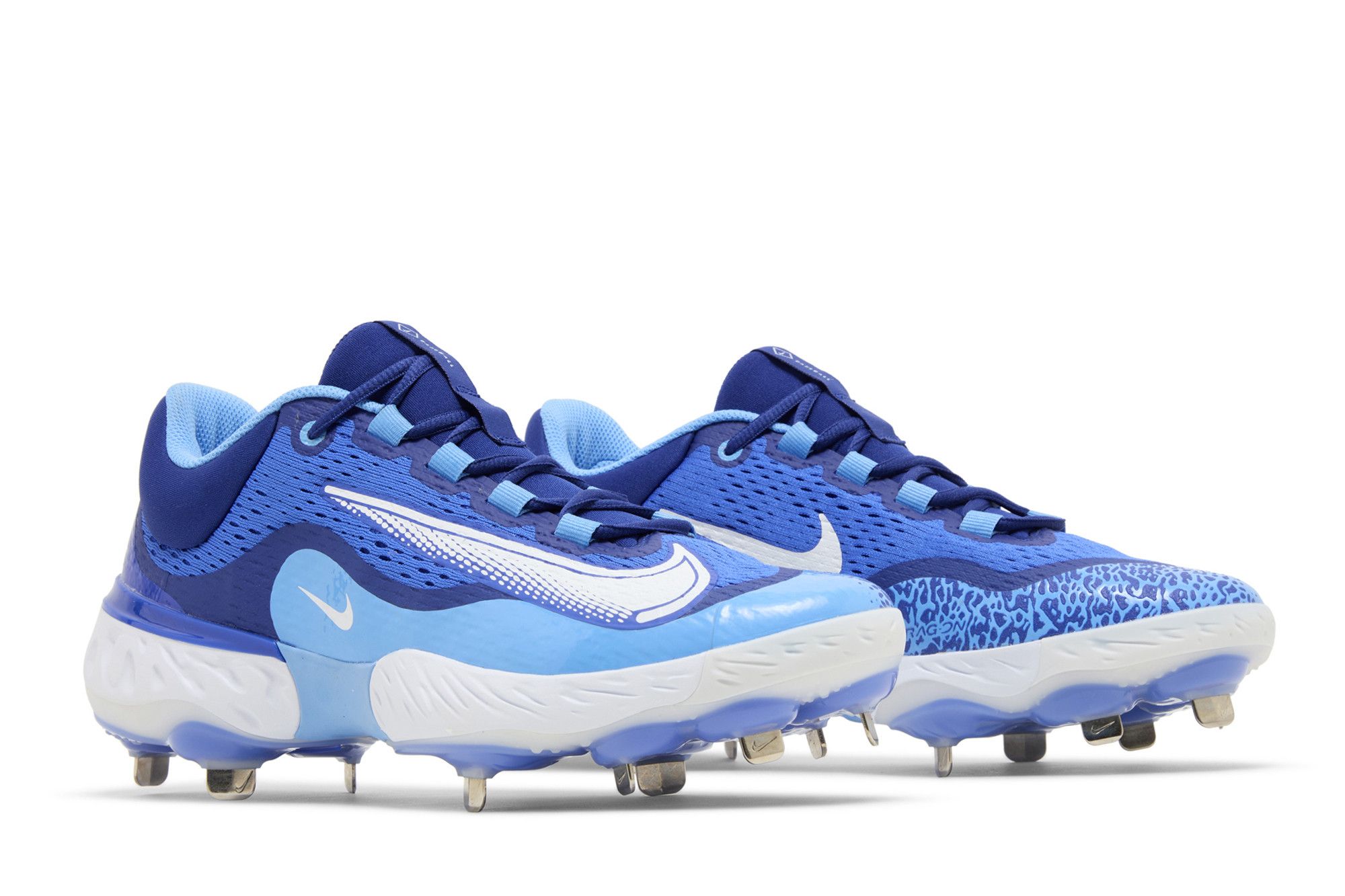 Cheap Nike Alpha Huarache Elite 4 Low ''Hyper Royal Weiß'' DJ6521-414