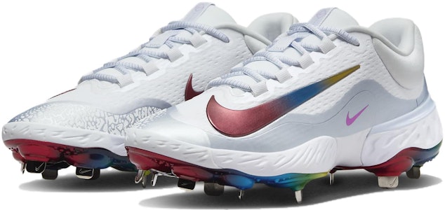 Nike Alpha Huarache Elite 4 Low 'Pelangi' FD2745-106 Lookbook Nike Alpha Huarache Elite 4 Low 'Pelangi' FD2745-106