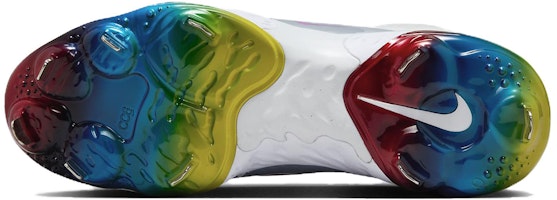 Nike Alpha Huarache Elite 4 Low 'Arcoíris' FD2745-106 Details for Nike Alpha Huarache Elite 4 Low 'Arcoíris' FD2745-106