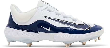 Nike Alpha Huarache Elite 4 Low 'White Midnight Navy' FD2745-103 Nike Alpha Huarache Elite 4 Low 'White Midnight Navy' FD2745-103