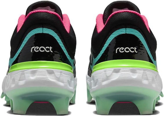 耐克阿尔法Huarache精英4低帮MCS '黑色青色粉红色' FQ7724-001 Purchase 耐克阿尔法Huarache精英4低帮MCS '黑色青色粉红色' FQ7724-001