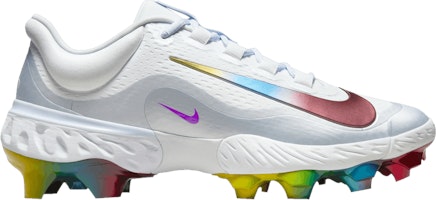 Nike Alpha Huarache Elite 4 Low MCS 'Rainbow' FQ7724-106 Nike Alpha Huarache Elite 4 Low MCS 'Rainbow' FQ7724-106