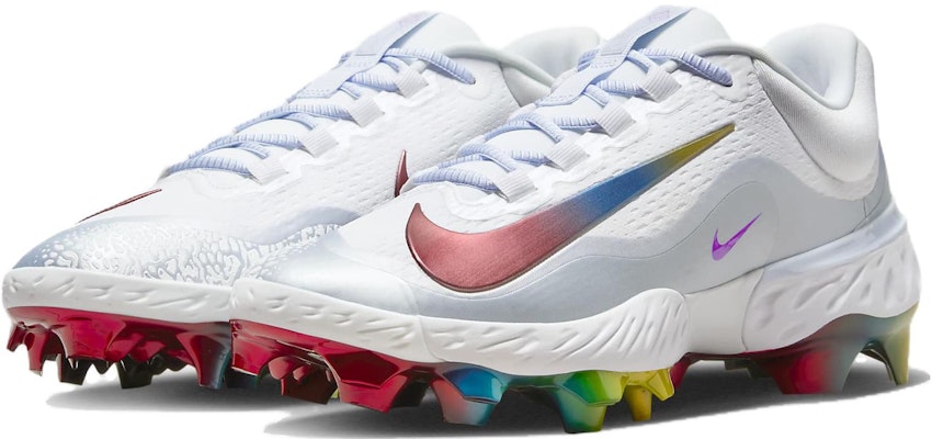 耐克阿尔法 Huarache 精英4低帮多钉鞋 '彩虹' FQ7724-106 Lookbook 耐克阿尔法 Huarache 精英4低帮多钉鞋 '彩虹' FQ7724-106