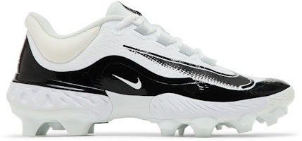 Nike Alpha Huarache Elite 4 Low MCS 'White Black' FD6255-101 Nike Alpha Huarache Elite 4 Low MCS 'White Black' FD6255-101