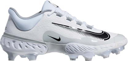 Nike Alpha Huarache Elite 4 Low MCS 'White Black Wolf Grey' FD6255-100 Nike Alpha Huarache Elite 4 Low MCS 'White Black Wolf Grey' FD6255-100