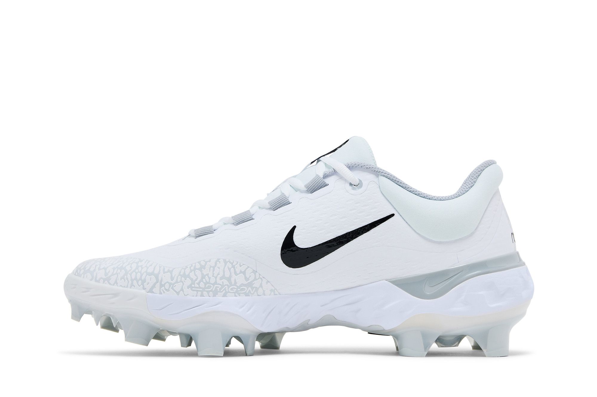 Lookbook Nike Alpha Huarache Elite 4 Low MCS ''Blanc Noir Gris Loup'' FD6255-100