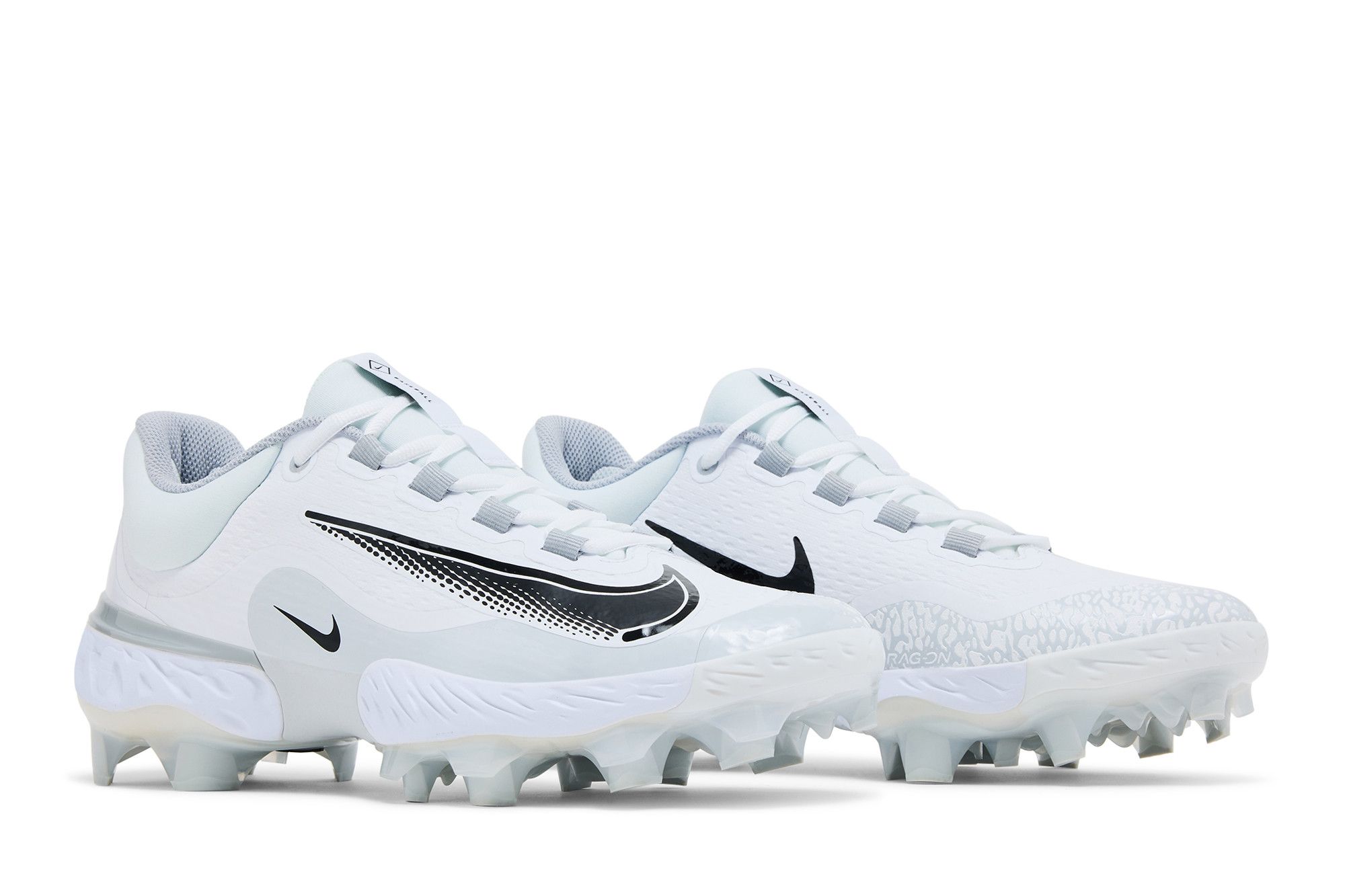Cheap Nike Alpha Huarache Elite 4 Low MCS ''Blanc Noir Gris Loup'' FD6255-100