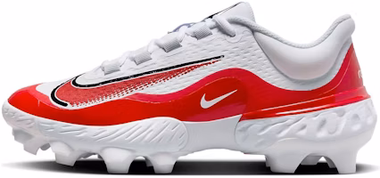 Nike Alpha Huarache Elite 4 Low MCS 'White University Red' FD6255-102 Nike Alpha Huarache Elite 4 Low MCS 'White University Red' FD6255-102