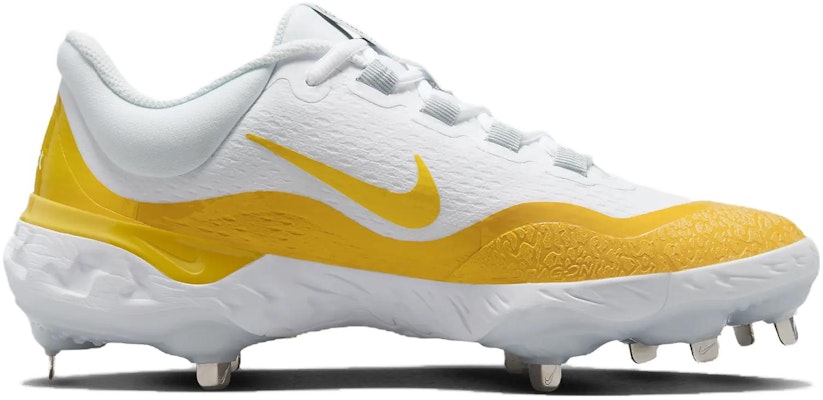 Nike Alpha Huarache Elite 4 Low TB 'White Amarillo' DR6851-100 Order Nike Alpha Huarache Elite 4 Low TB 'White Amarillo' DR6851-100