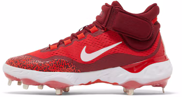 Lookbook Nike Alpha Huarache Elite 4 Mid ''Rosso Università Bianco'' DJ6520-616