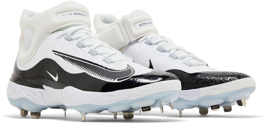 Nike Alpha Huarache Elite 4 Mid 'White Black Blue Tint' FD2744-101 Cheap Nike Alpha Huarache Elite 4 Mid 'White Black Blue Tint' FD2744-101