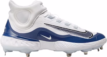 Nike Alpha Huarache Elite 4 Mid 'White Midnight Navy' FD2744-103 Nike Alpha Huarache Elite 4 Mid 'White Midnight Navy' FD2744-103