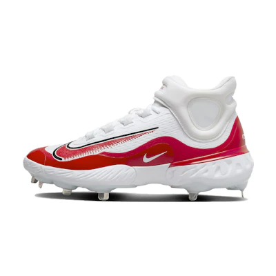 Nike Alpha Huarache Elite 4 Mid 'White University Red'