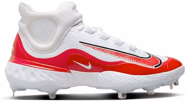 Nike Alpha Huarache Elite 4 Mid 'White University Red' FD2744-105 Nike Alpha Huarache Elite 4 Mid 'White University Red' FD2744-105