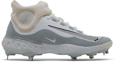 Nike Alpha Huarache Elite 4 Mid 'White Wolf Grey' FD2744-102 Nike Alpha Huarache Elite 4 Mid 'White Wolf Grey' FD2744-102