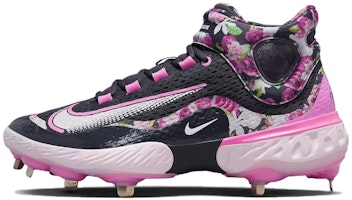 Nike Alpha Huarache Elite 4 Mid Premium 'Floral' FJ8877-001 Nike Alpha Huarache Elite 4 Mid Premium 'Floral' FJ8877-001