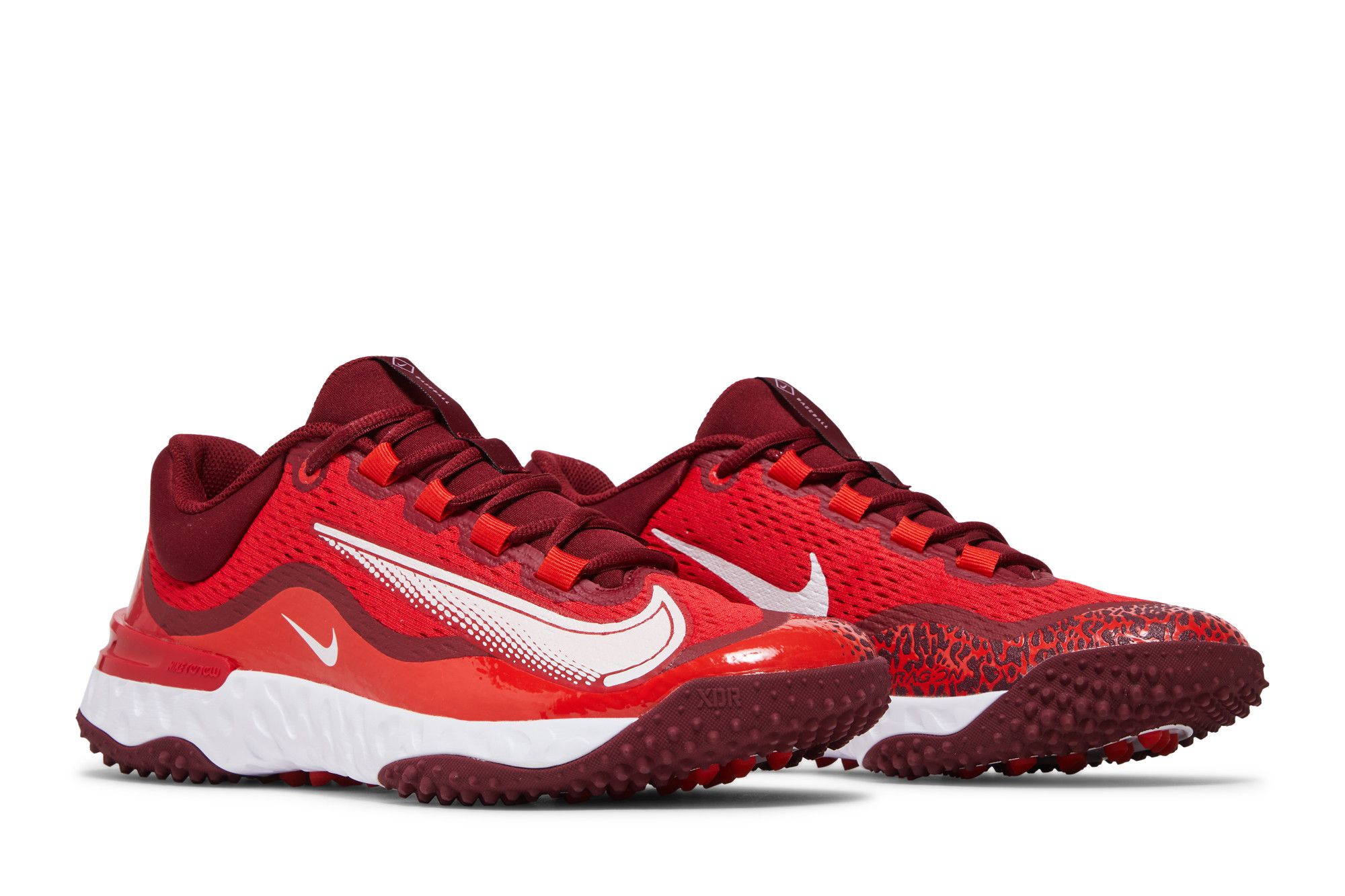 Cheap Nike Alpha Huarache Elite 4 TF ''Rouge Université'' DJ6523-616