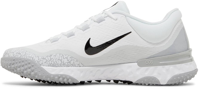 Nike Alpha Huarache Elite 4 TF 'Putih Abu-Abu Wolf' FD2743-100 Lookbook Nike Alpha Huarache Elite 4 TF 'Putih Abu-Abu Wolf' FD2743-100