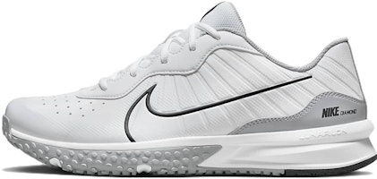 Nike Alpha Huarache Varsity 4 TF 'White Wolf Grey' DJ6518-100 Nike Alpha Huarache Varsity 4 TF 'White Wolf Grey' DJ6518-100