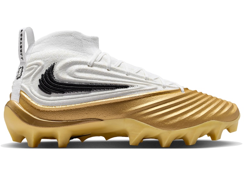 Nike Alpha Menace 5 Elite 'White Metallic Gold' HV7018-104
