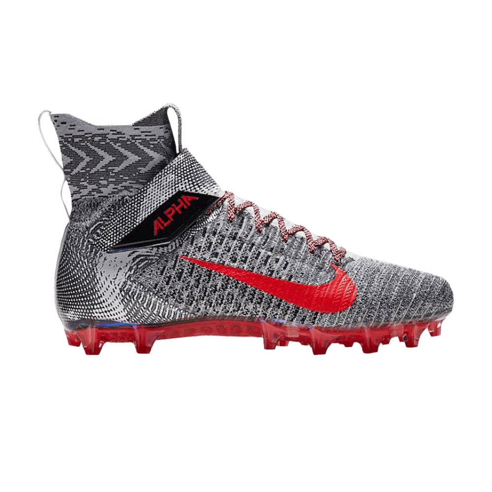 Nike Alpha Menace Elite 2 'Grey Bright Crimson' AO3374-100