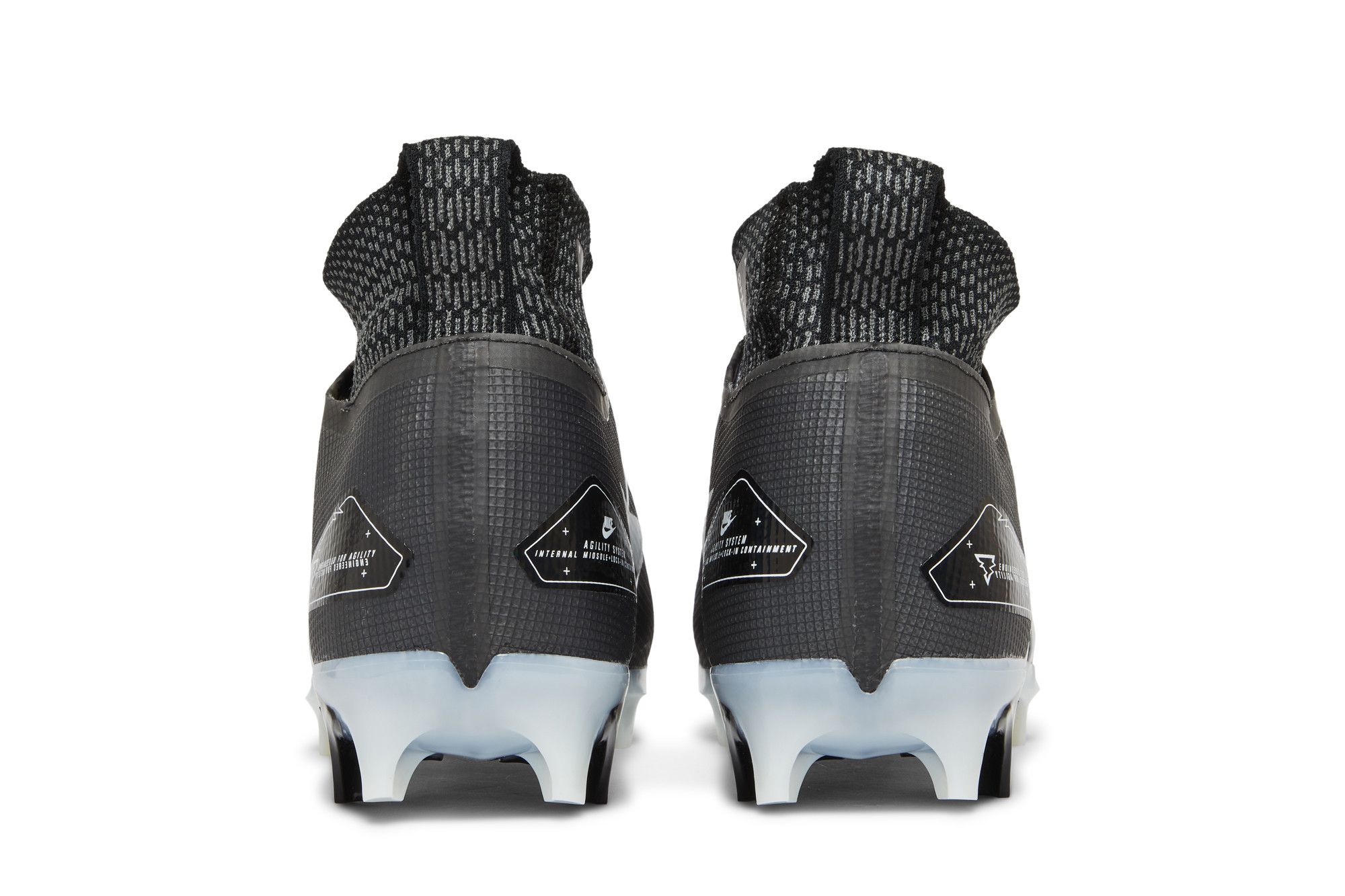 Sizing 耐吉 (Nike) Alpha Menace Elite 3 高筒耐磨美式足球鞋 黑白