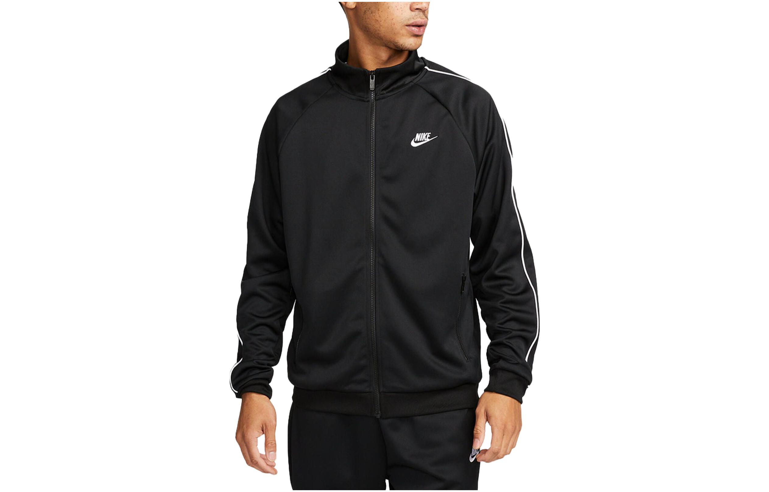 Buy Chaqueta Negra Nike con Logo Alfabeto y Cremallera Manga Larga DX0670-010