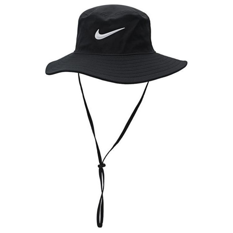 Nike Apex Dri-FIT Logo Bucket Hat Unisex Polyester Black FZ7945-010-BLACK