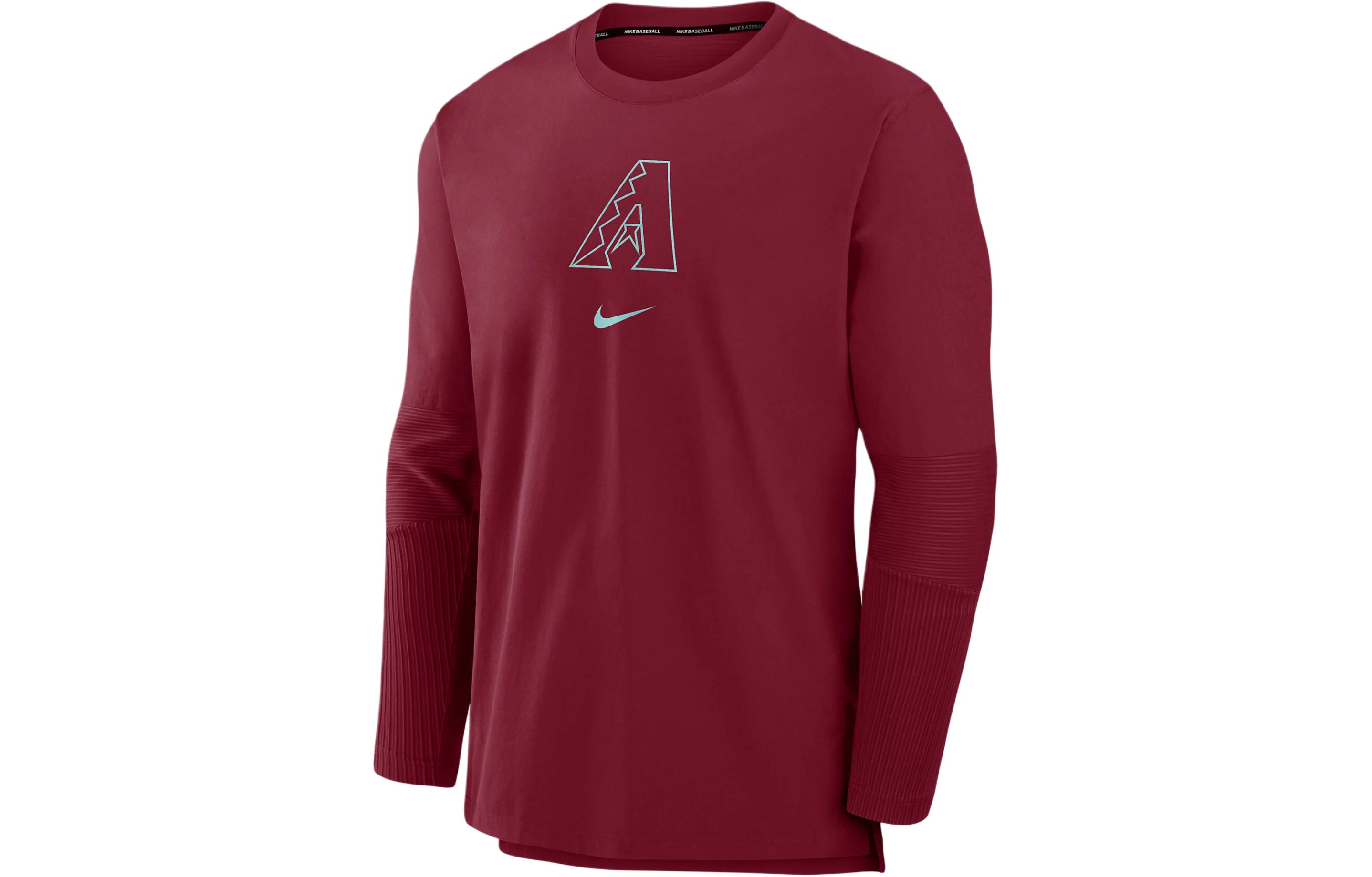 Nike Arizona Diamondbacks Authentic Player Logo Pullover Jacket Red 015C03A7DQS-5Z2