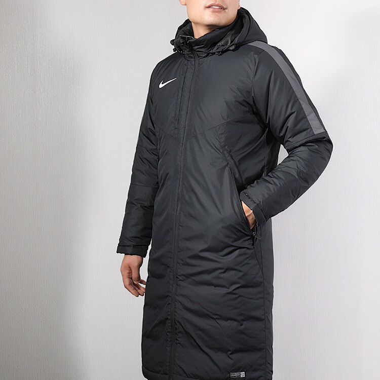 Shop Nike AS CSL Gen Mfill Long Hooded Jacket Black Winter Coat AR4502-010
