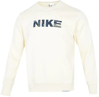 Nike AS M NK STD Issue Crew Retro Style Pullover Sweatshirt Cream White FB1831-113 Buy Nike AS M NK STD Issue Crew Retro Style Pullover Sweatshirt Cream White FB1831-113