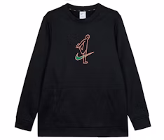 Nike AS M NK TF LS Crew Sweatshirt Black - Casual Printed Pullover for Men DM5999-010 Nike AS M NK TF LS Crew Sweatshirt Black - Casual Printed Pullover for Men DM5999-010