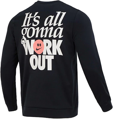Nike AS M NK TF LS Crew Top Black Letter Print Casual Sweatshirt FD4808-010 Buy Nike AS M NK TF LS Crew Top Black Letter Print Casual Sweatshirt FD4808-010