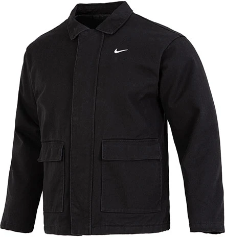 nike-as-m-nl-filled-work-jacket-black-outdoor-casual-embroidered-zip-jacket-dq-4939-010