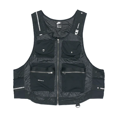 Nike AS M NSW City Made Vest Multi-Pocket Fishing Vest Black Springwear DA0500-010