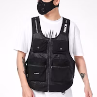 Shop Nike AS M NSW City Made 多口袋釣魚背心 黑色 春季款 DA0500-010