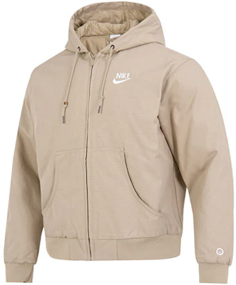 Nike AS M NSW HBR-S Logo Printed Windbreaker Jacket Khaki Color DQ4184-247 Order Nike AS M NSW HBR-S Logo Printed Windbreaker Jacket Khaki Color DQ4184-247