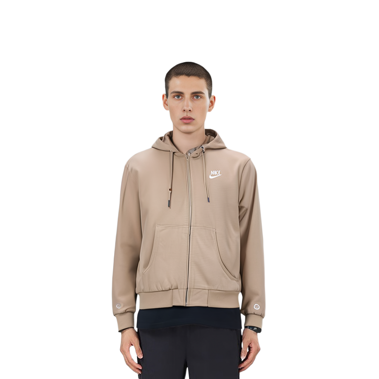 Purchase Nike AS M NSW HBR-S Logo Printed Windbreaker Jacket Khaki Color DQ4184-247