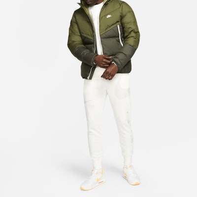 Nike AS M NSW SF Windrunner Hooded Down Jacket Green Winter Casual Wear DD6796-326 Shop Nike AS M NSW SF Windrunner Hooded Down Jacket Green Winter Casual Wear DD6796-326