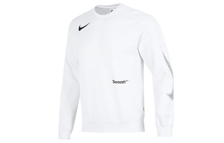 Nike AS NSW FT Premium Crew GX White Casual Pullover Sweatshirt FB1960-121