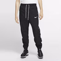 Shop Nike AS NSW Swoosh 中腰寬鬆運動長褲 黑色 CD0422-010