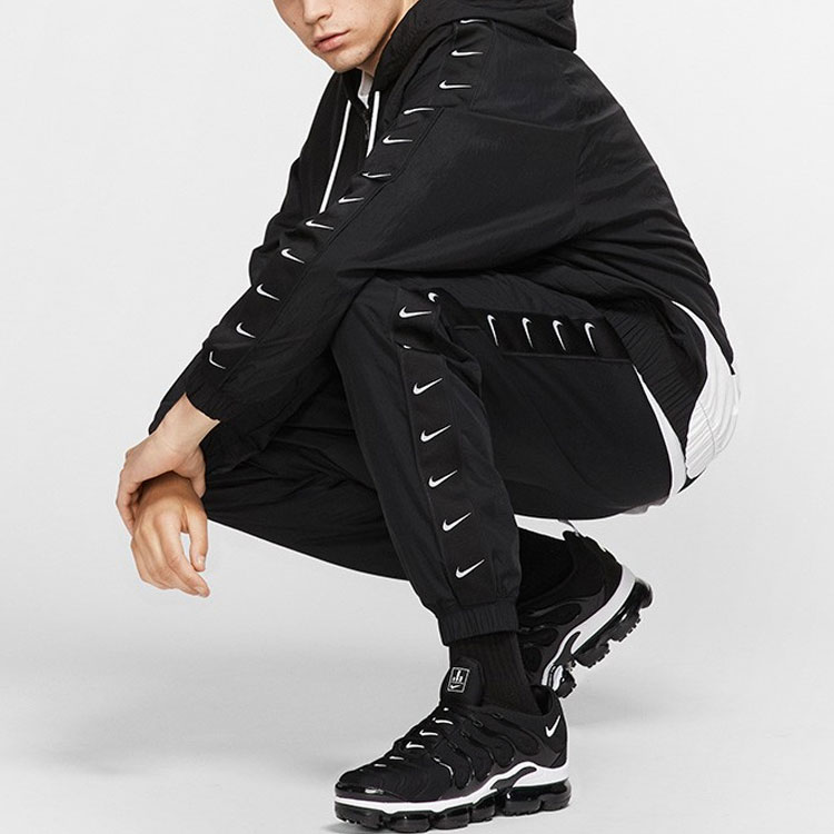 Details for Nike AS NSW Swoosh Mid-Rise Loose Sweatpants Black CD0422-010