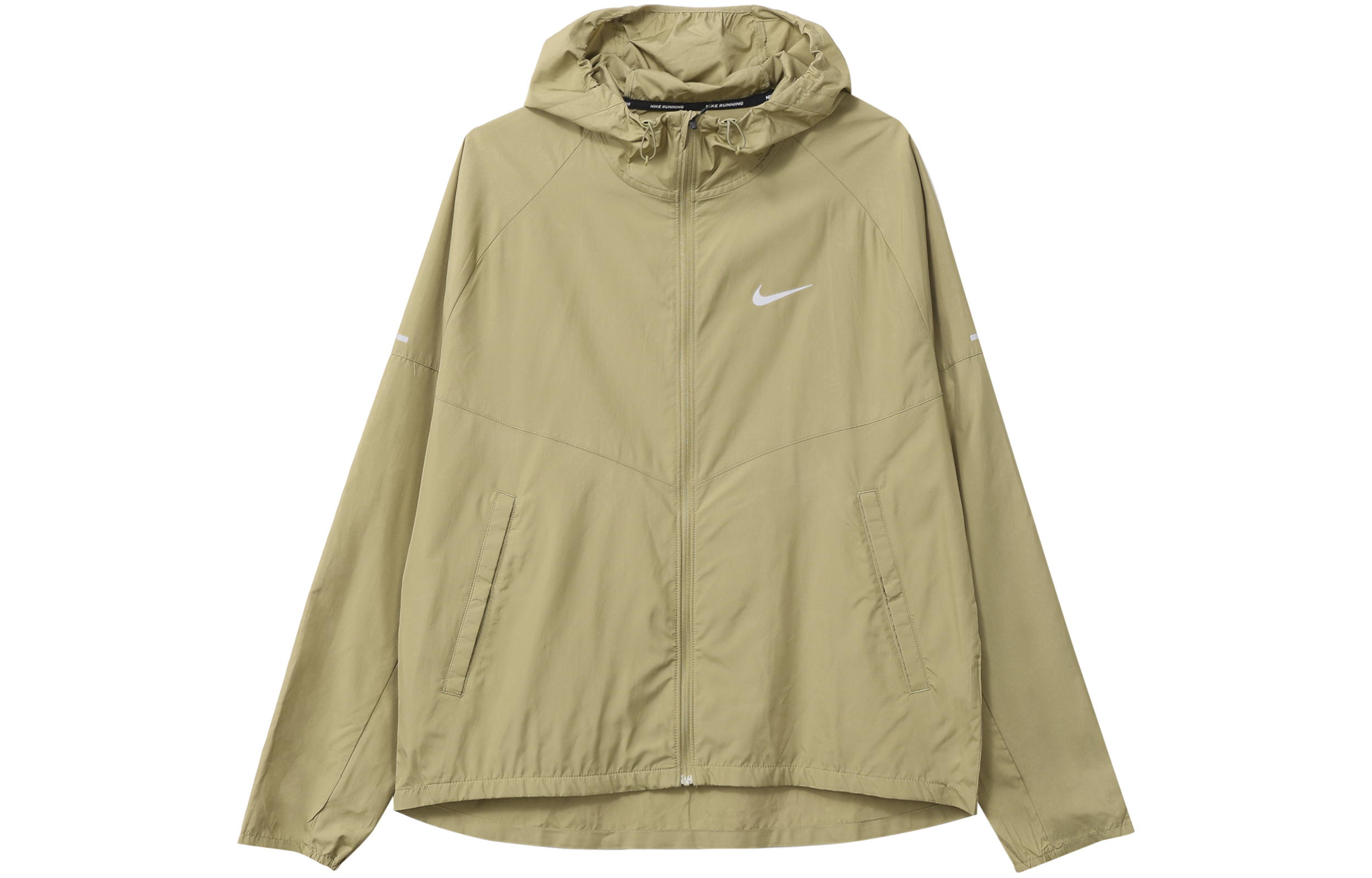 Nike AS Reflective Logo Miler Running Jacket Khaki Color DD4747-276 圖 2