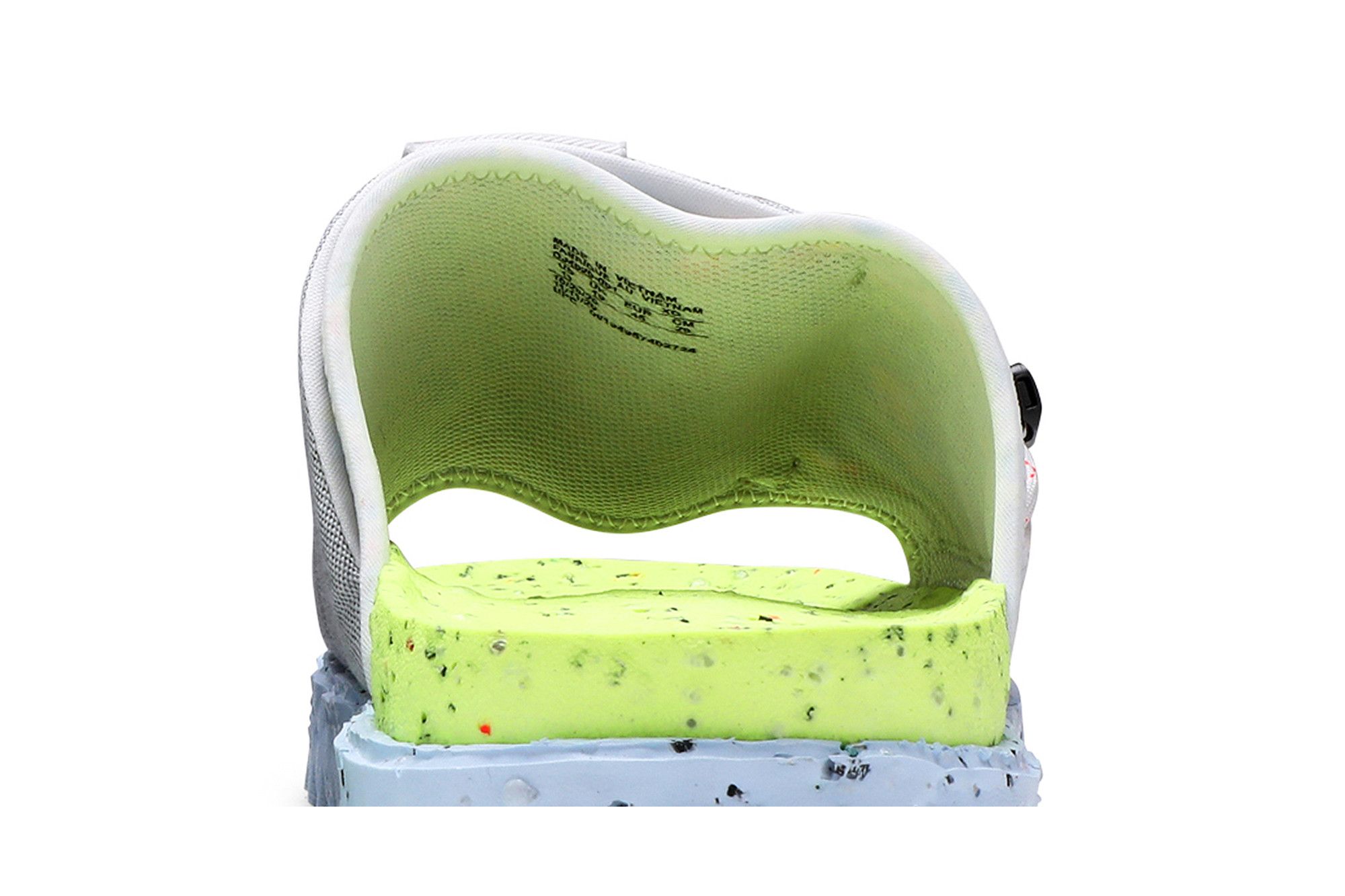 Sizing Nike Asuna Crater Slide ''Volt'' Slippers DJ4629-001
