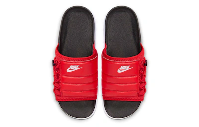 Nike Asuna Slide Minimalistic Shoe Black Red