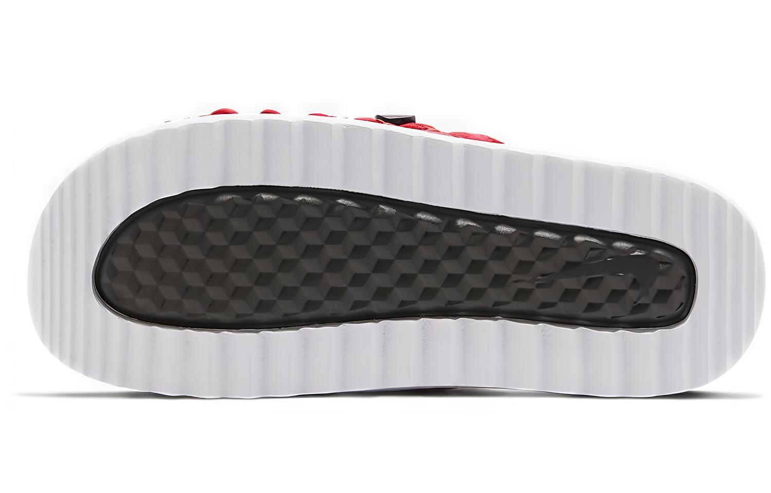 Shop Nike Asuna Slide Zapatillas Minimalistas Negro Rojo CI8800-001