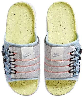 耐克 Asuna Slide SE '碎屑柠檬旋风灰' 溯溪凉鞋 DH0151-700 Lookbook 耐克 Asuna Slide SE '碎屑柠檬旋风灰' 溯溪凉鞋 DH0151-700