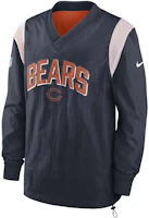 Nike Athletic Stack NFL Chicago Bears Patchwork Pullover Jacket Navy Blue Men NS34051Y7Q-5RL Nike Athletic Stack NFL Chicago Bears Patchwork Pullover Jacket Navy Blue Men NS34051Y7Q-5RL