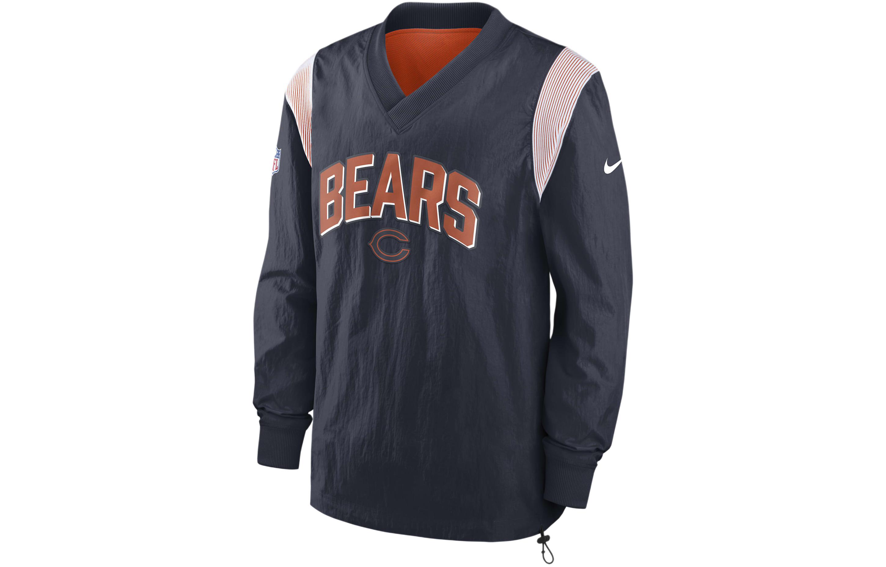 Order Nike 運動風 NFL 芝加哥熊隊拼接連帽外套 海軍藍 男款 NS34051Y7Q-5RL