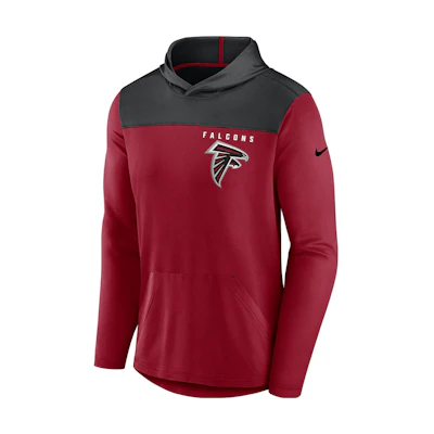 Nike AtlAnta Falcons Logo Graphic Colorblock Hoodie Red 00C0058Y96-05H